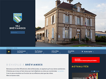 site de la Mairie de Bréviandes