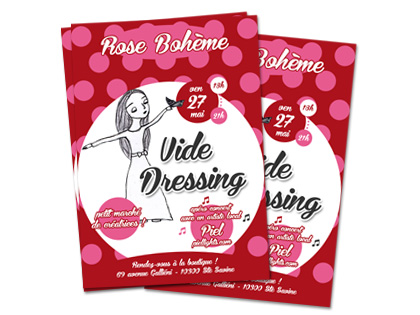 print rose boheme flyer